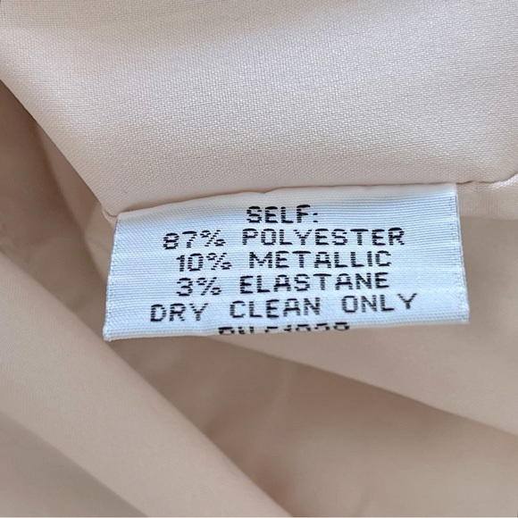 Rickie Freeman Teri Jon METALLIC JACQUARD OFF THE SHOULDER  PLEATED DRESS - Picture 13 of 15